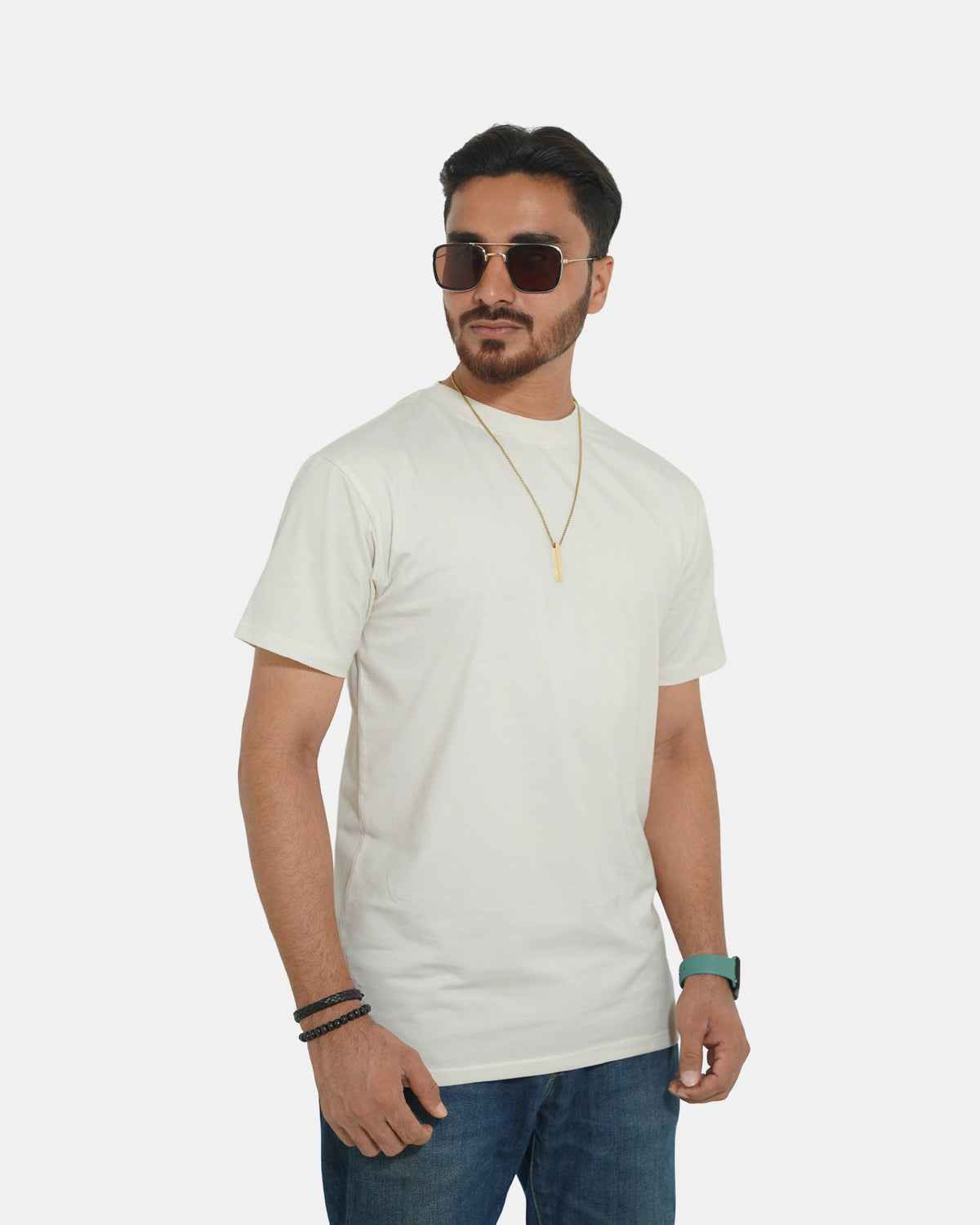 Classic Tee - Off-White Solid