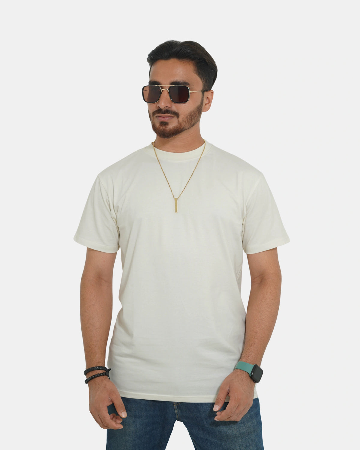 Classic Tee - Off-White Solid