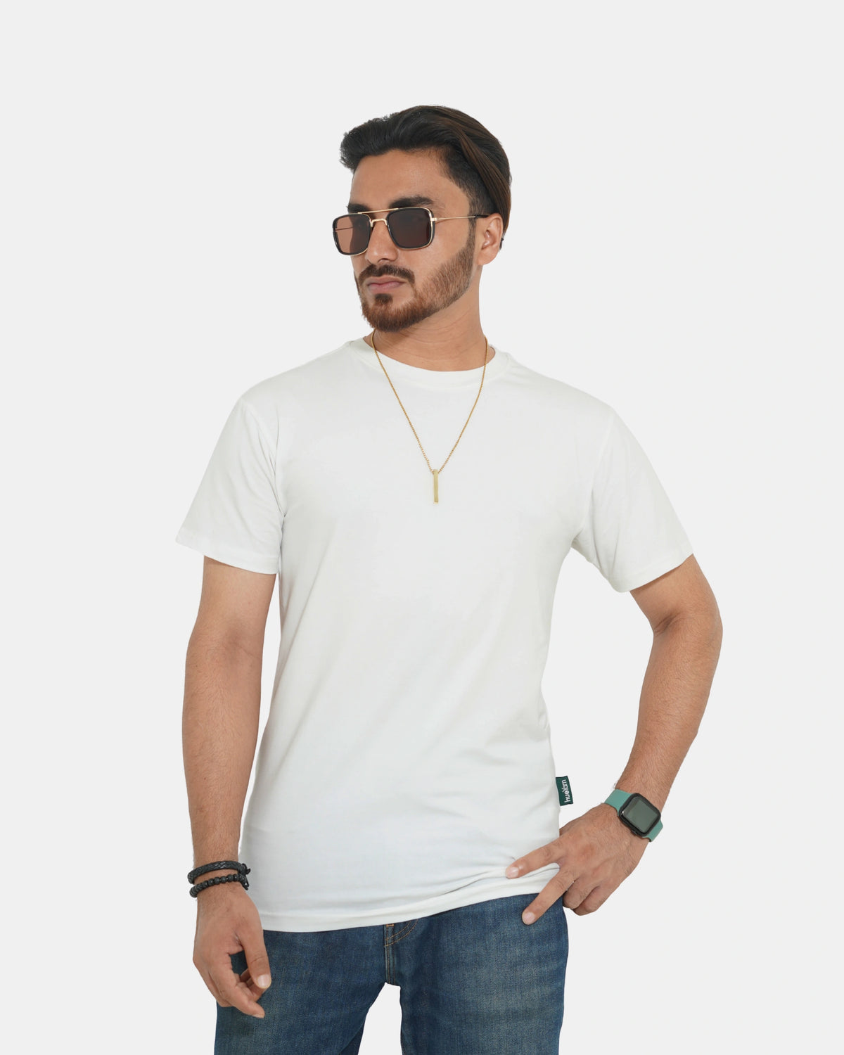 Classic Tee - White Solid