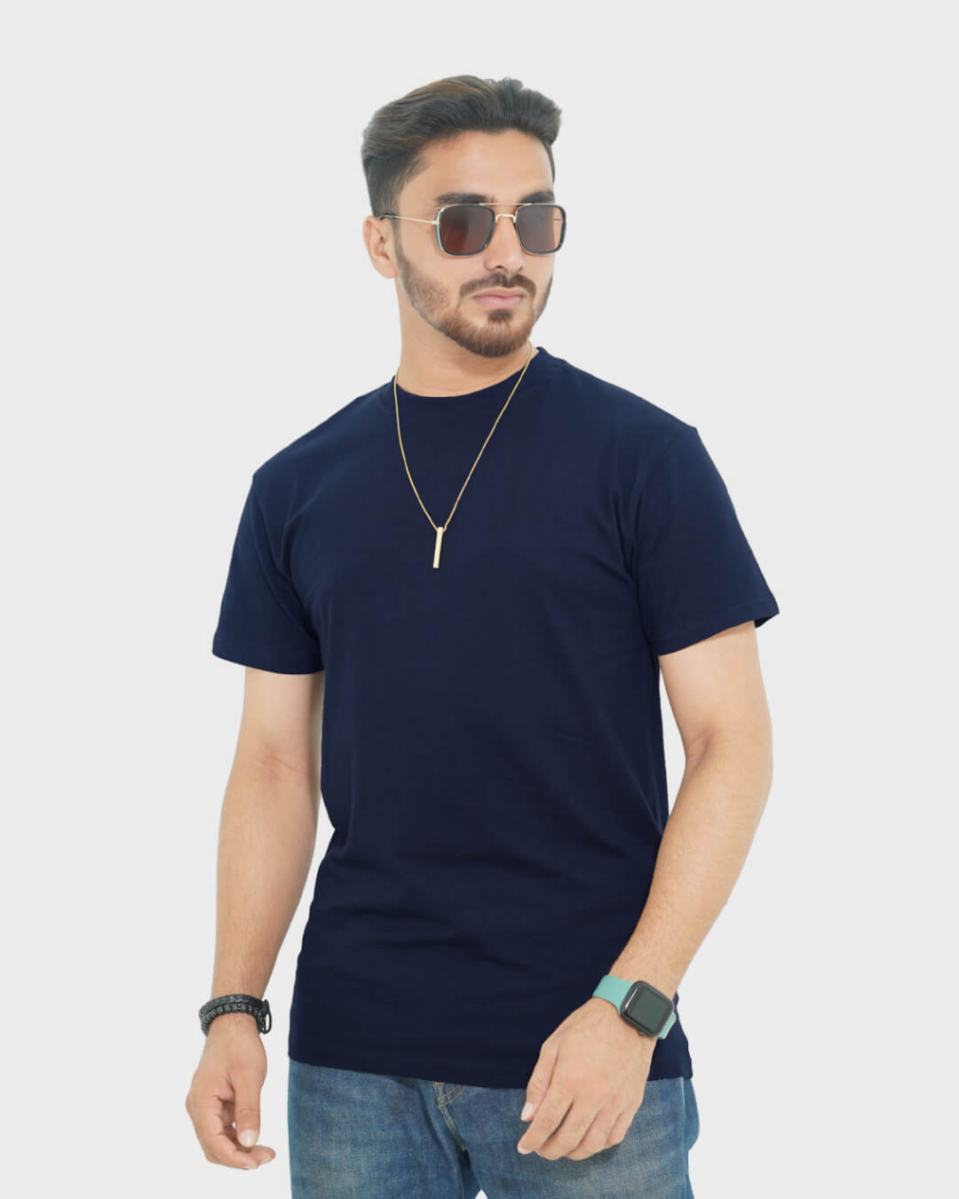 Classic Crew Tee - Navy