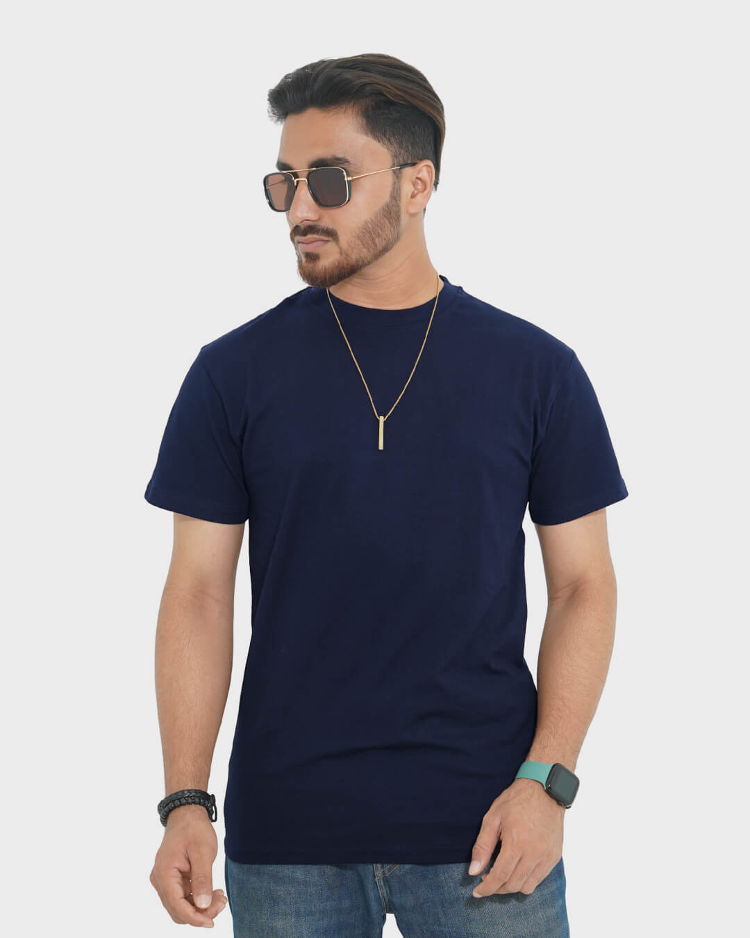 Classic Crew Tee - Navy