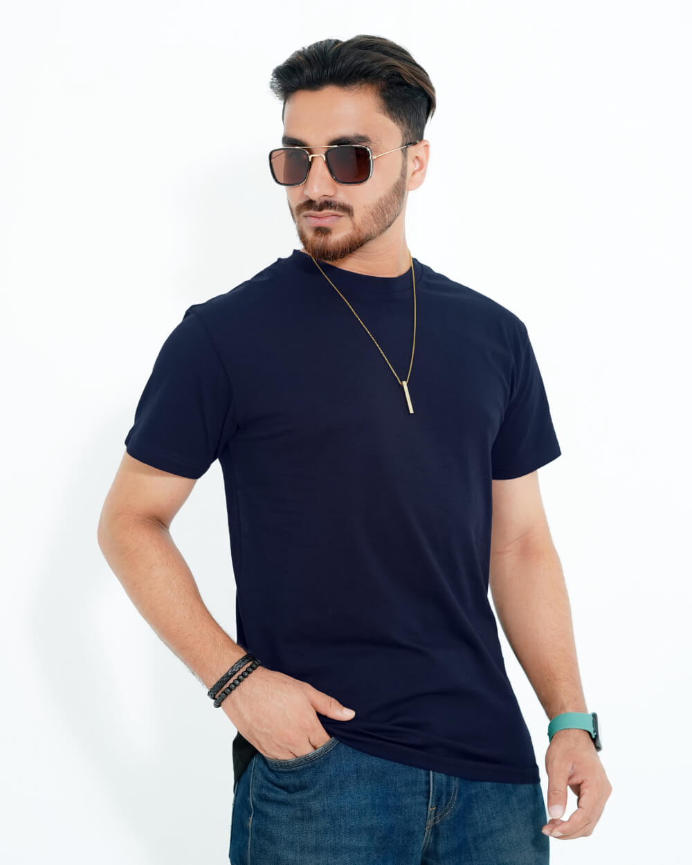 Classic Crew Tee - Navy